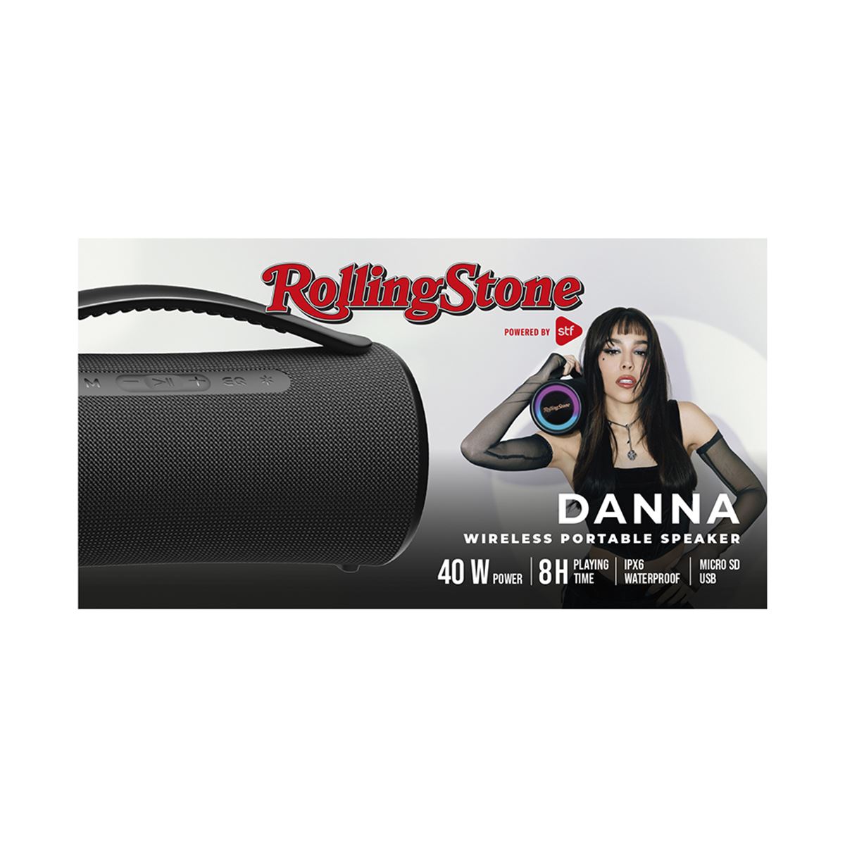 Bocina Rolling Stone 40w con Luz Led image number null
