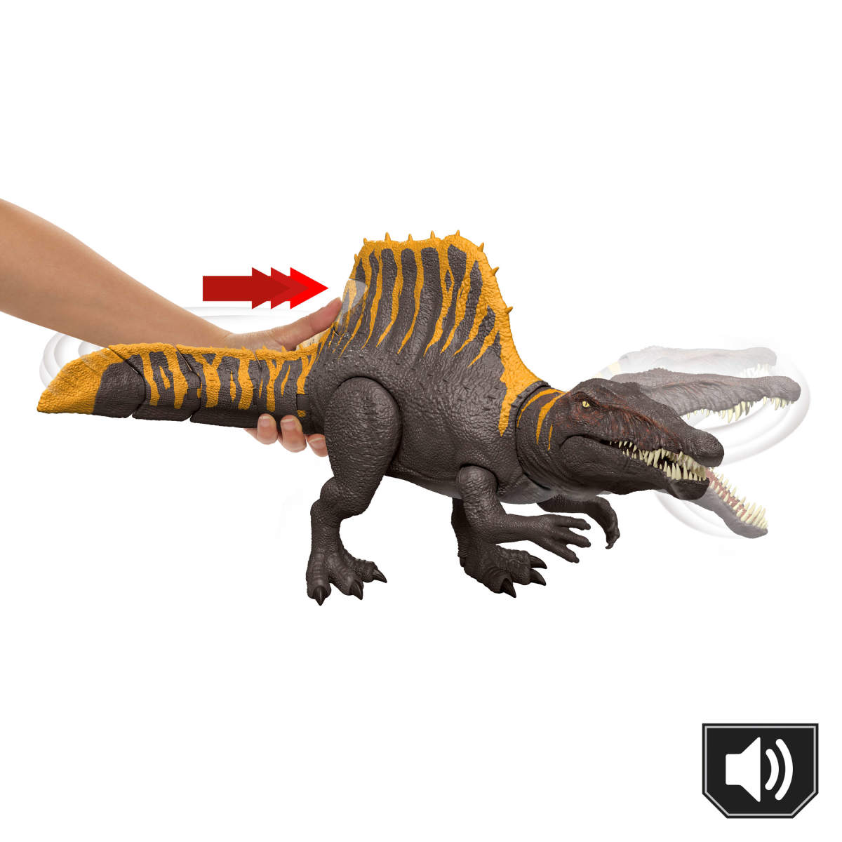 Dinosaurio de Juguete Jurassic World Rebirth Spinosaurus image number null