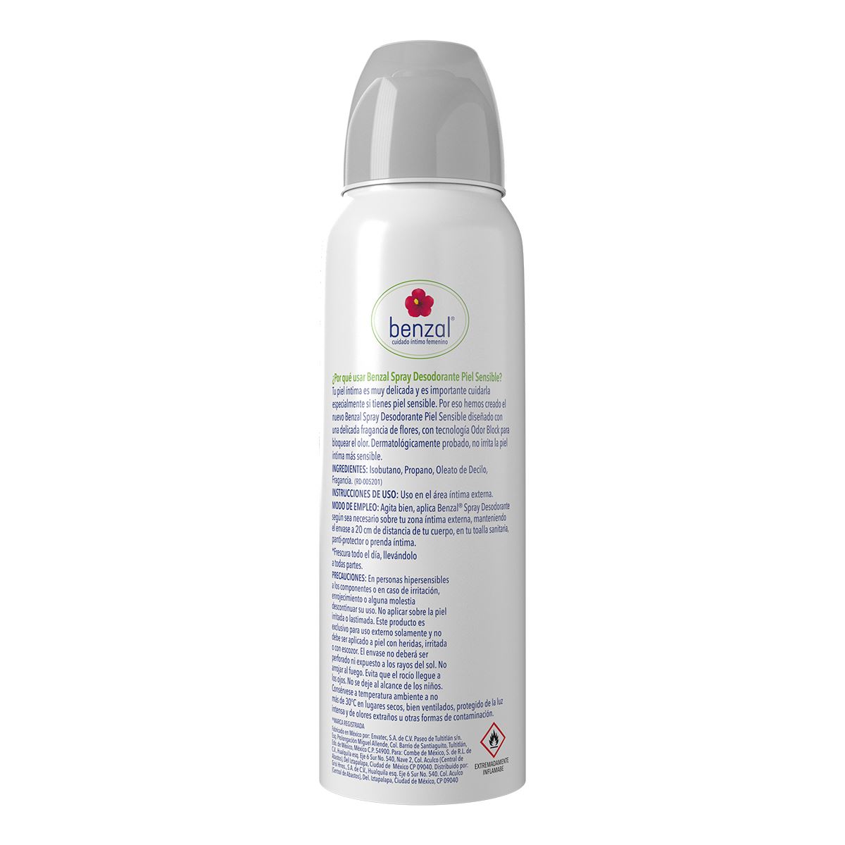 Desodorante Íntimo en Spray Piel Sensible 120ml image number null