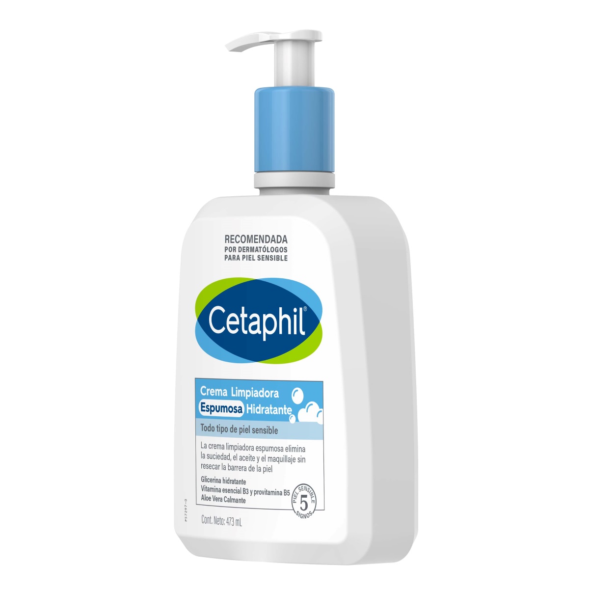 Cetaphil Crema Limpiadora Espumosa Hidratante 473ml image number null