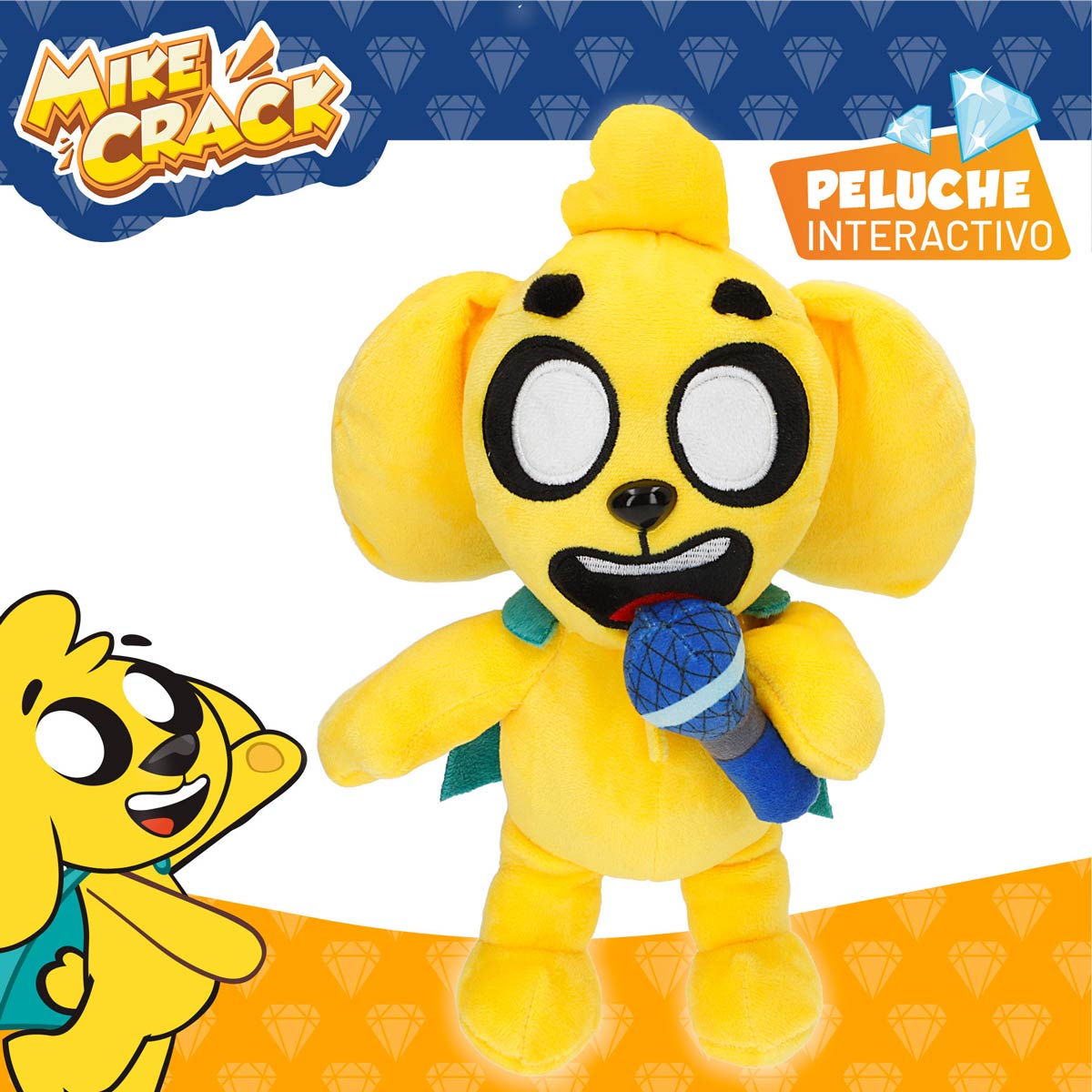 Mike Peluche Interactivo 29cm Mikecrack image number null