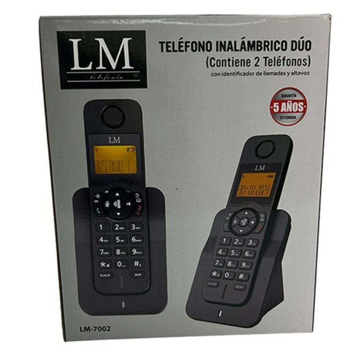 Teléfono Inalámbrico Dúo LM-7002 image number null