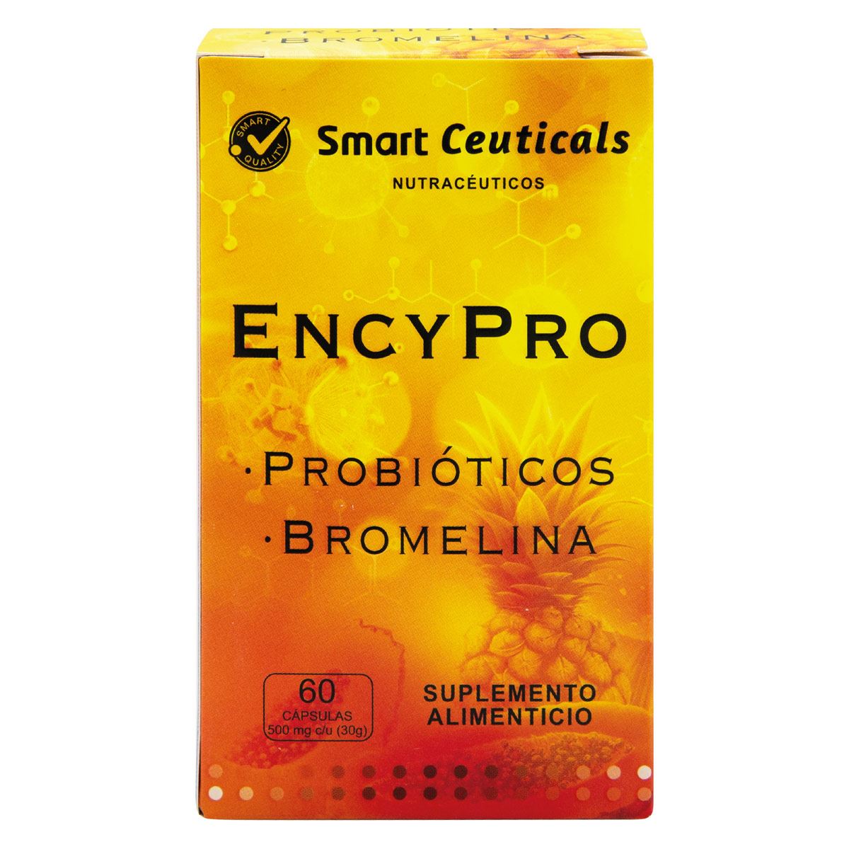 Ency Pro Probióticos Bromelina 60caps image number null