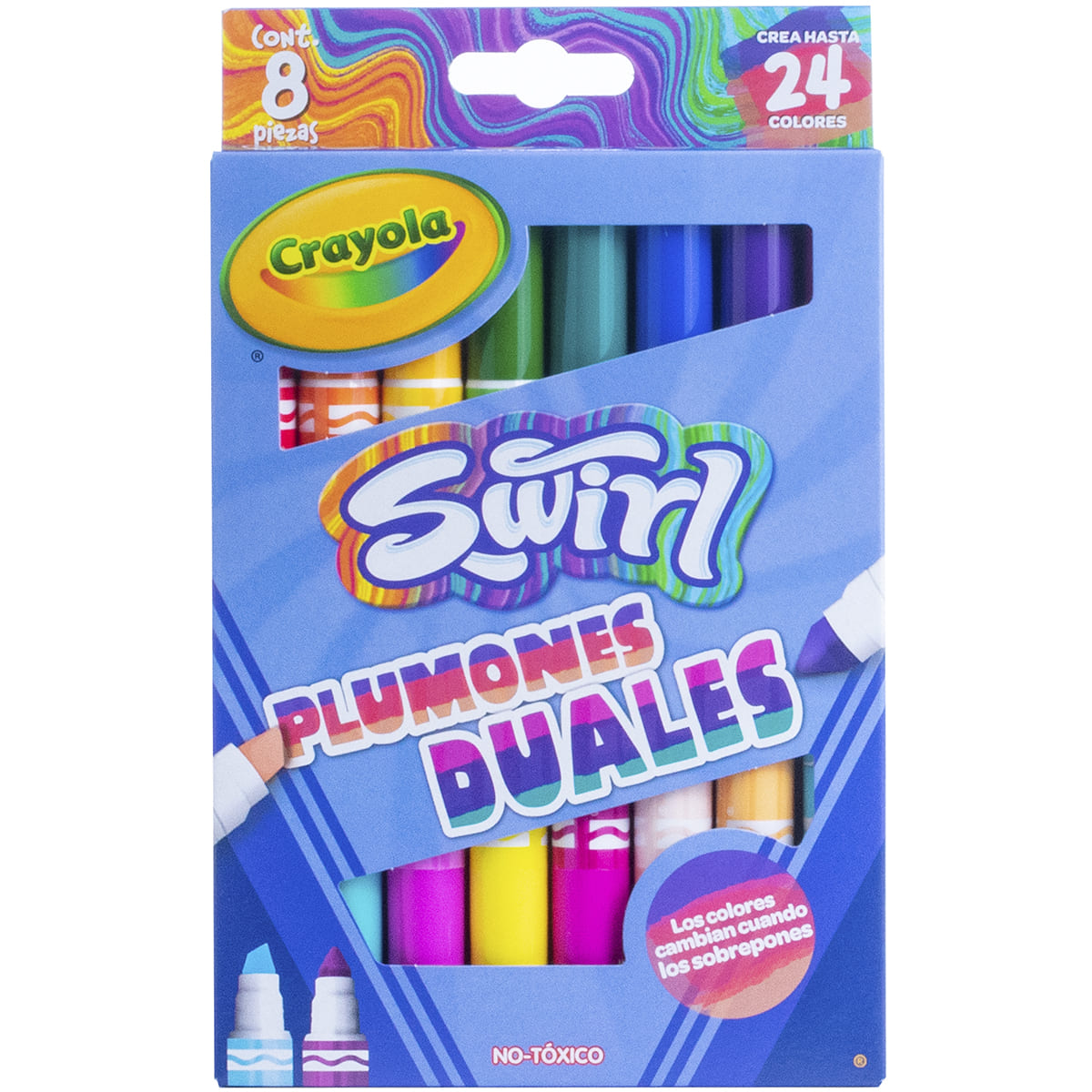 Plumones Duales CRAYOLA Swirl image number null