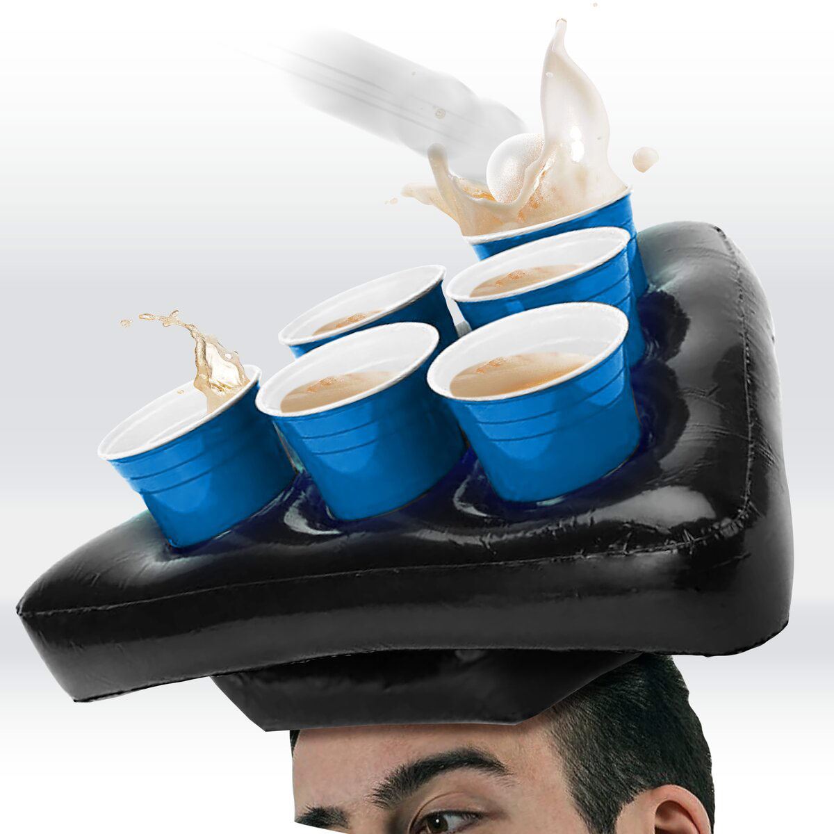 Sombrero Inflable Beer Pong image number null