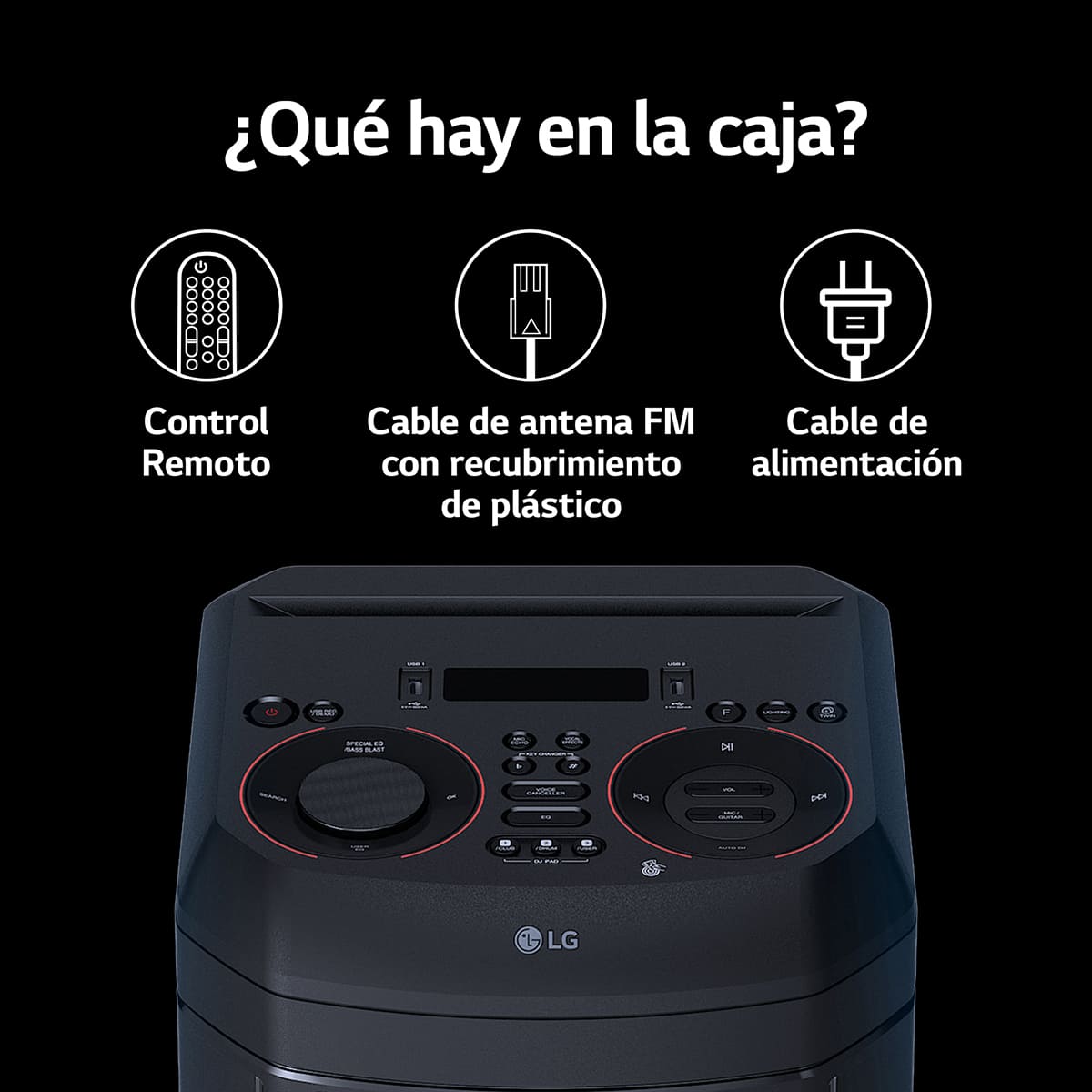 Equipo de audio LG XBoom RNC9 image number null