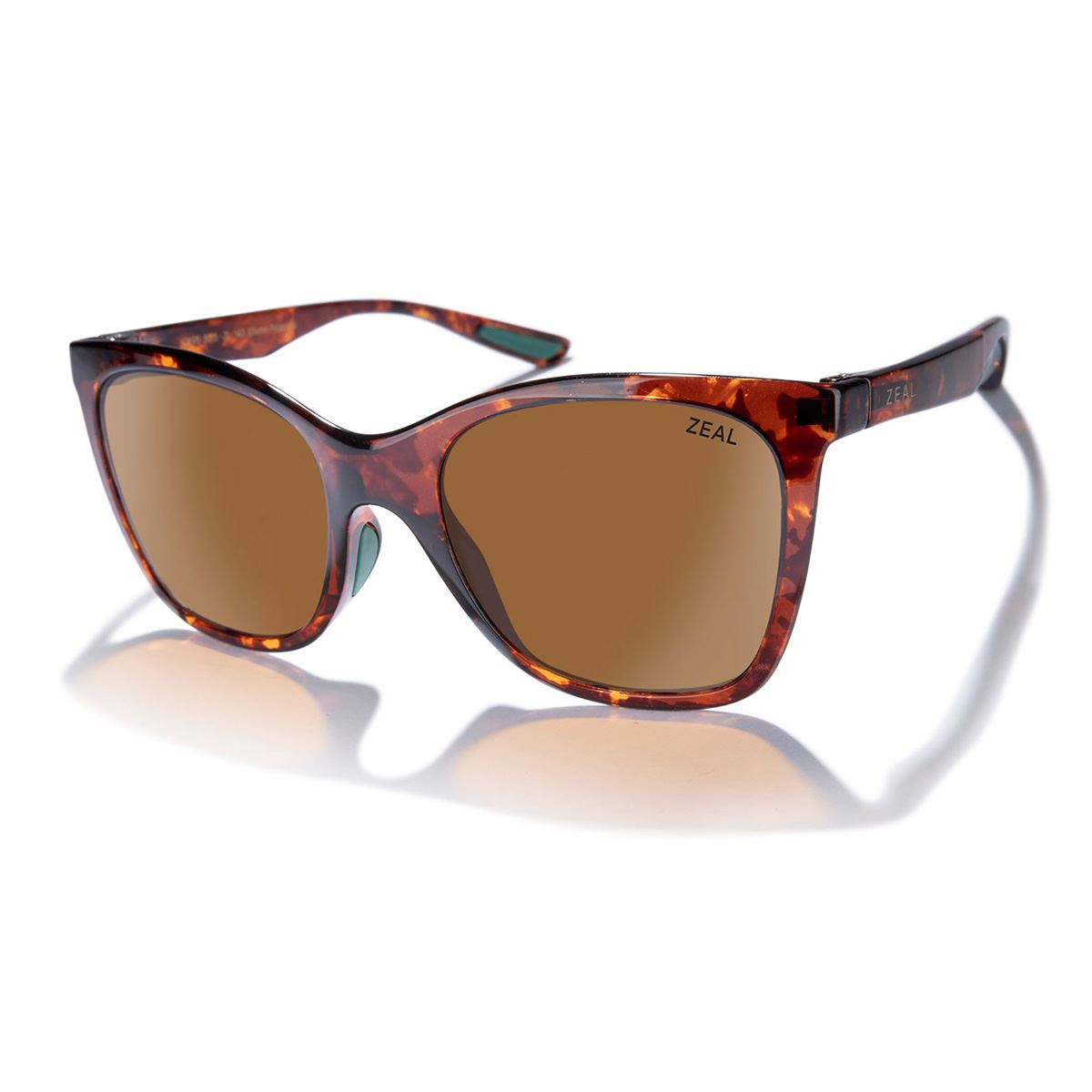 Lente Solar Zeal Polarizado color Caf&eacute; para Mujer Wollow 12695 image number null