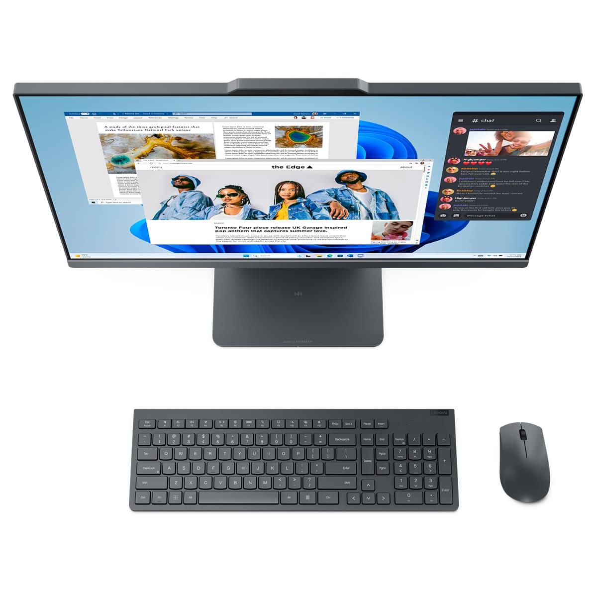 Desktop All In One Lenovo IdeaCentre 23.8 Intel Core i5-13420H / 8 núcleos /16 GB RAM /512 GB SSD Windows 11 Home" image number null