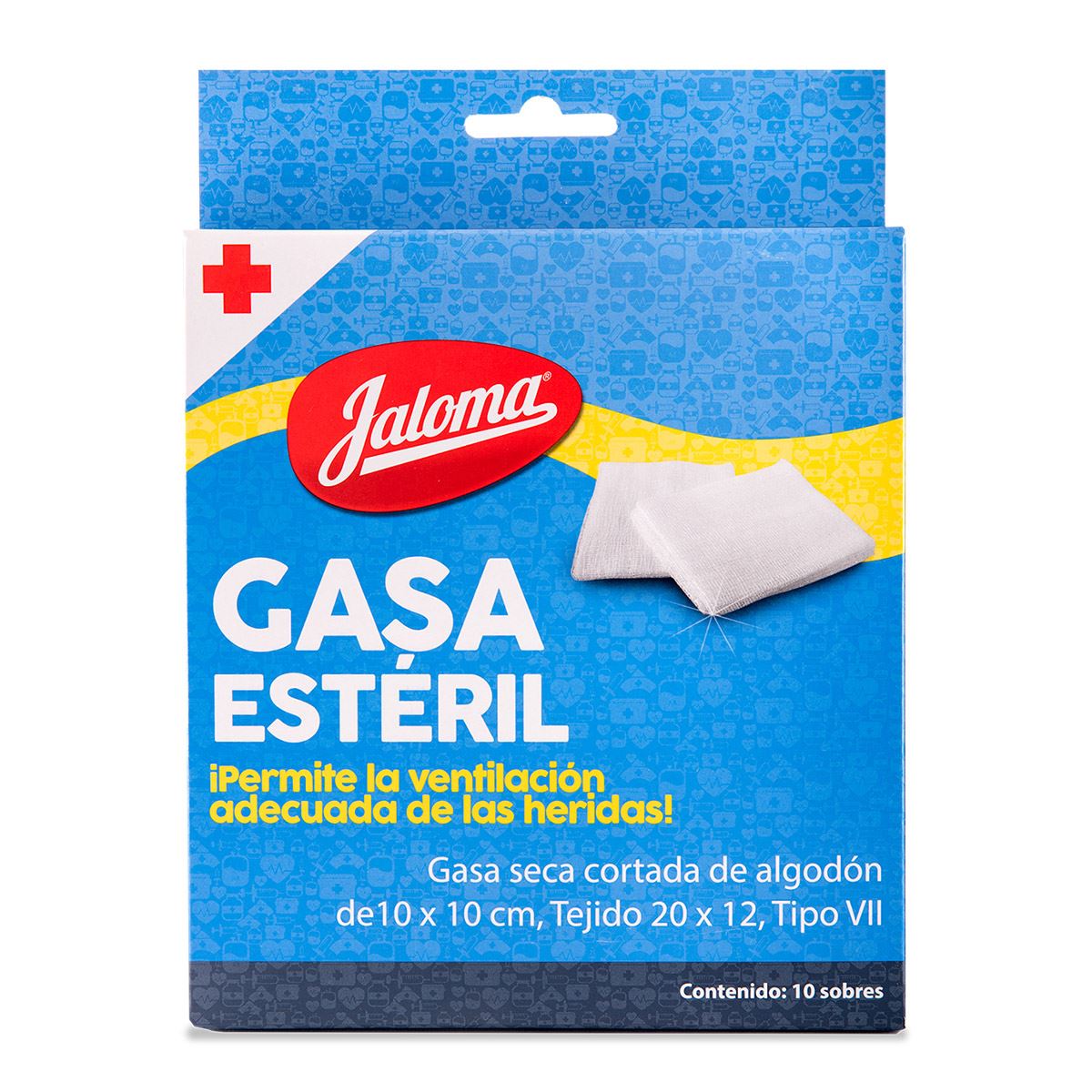 Gasa 10x10 cm caja 10 sobres image number null