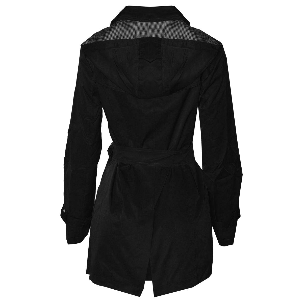 Gabardina Philosophy con capucha para mujer talla grande image number null