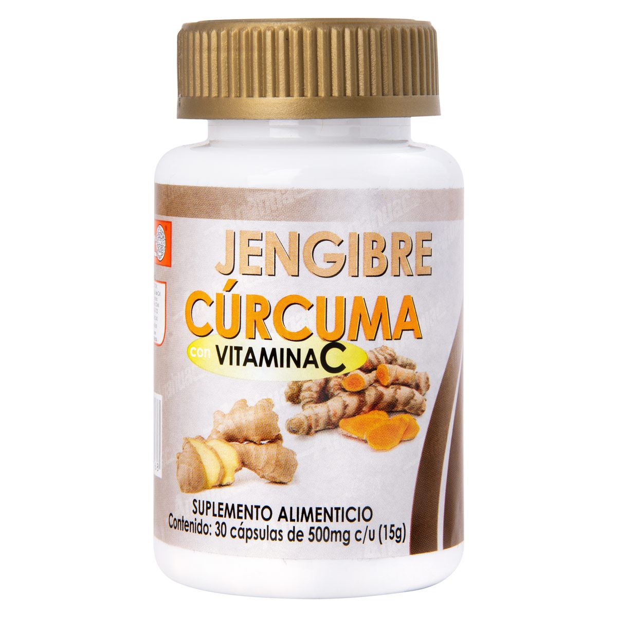 Jengibre, C&uacute;rcuma y Vitamina C" 30 c&aacute;psulas" image number null