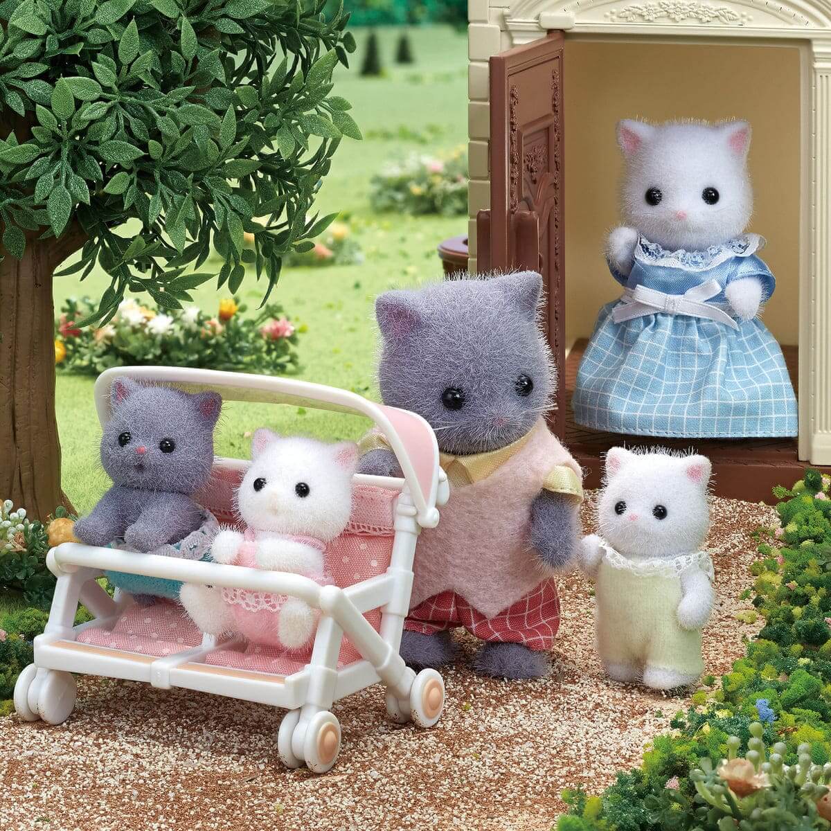 Familia Gato Persa Sylvanian Families image number null