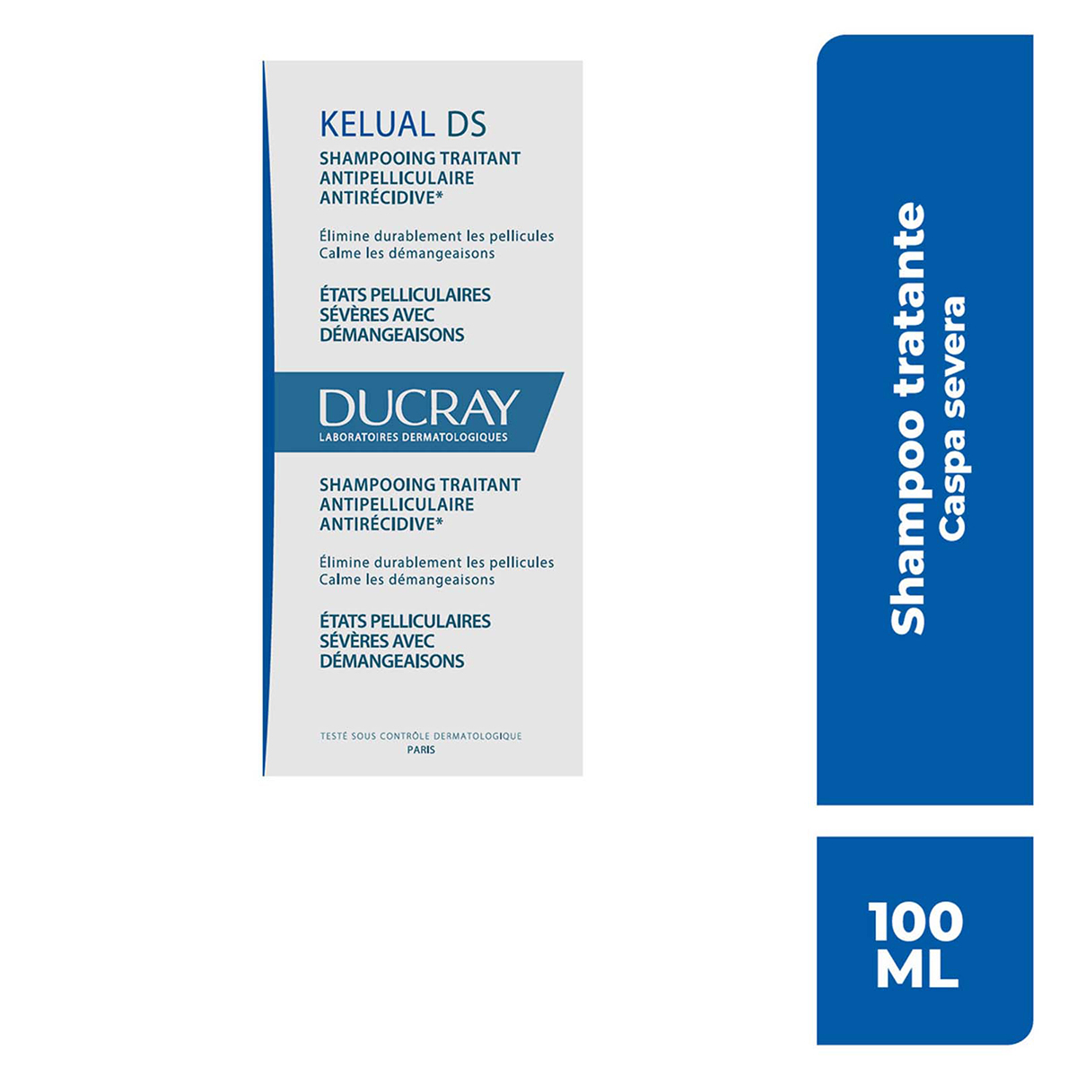 Ducray Kelual Ds Shampoo Anticaspa Caspa Severa 100ml image number null