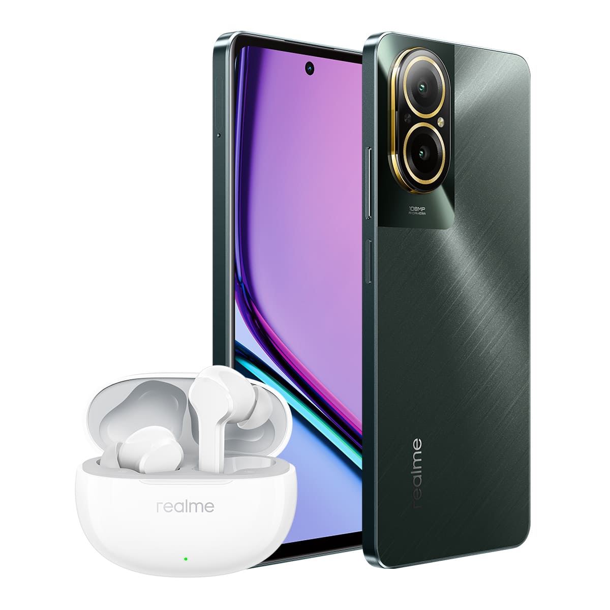 Celular Realme C67 256GB Color Negro R5 (Telcel) + Realme Earbuds image number null