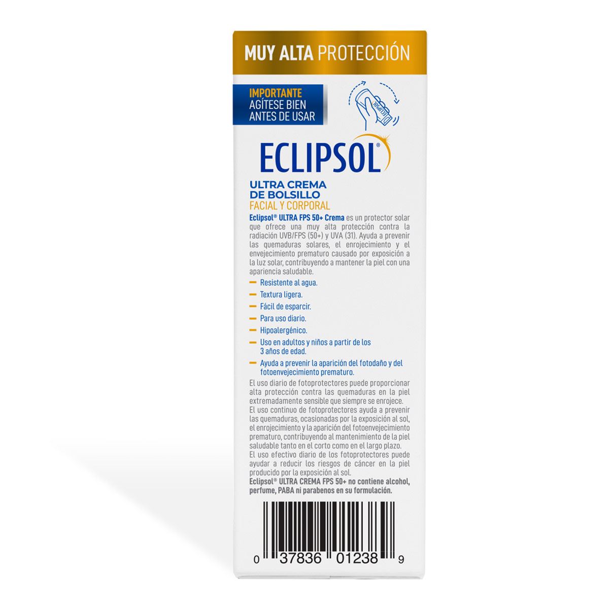 Protector Solar Facial y Corporal Eclipsol 60g image number null