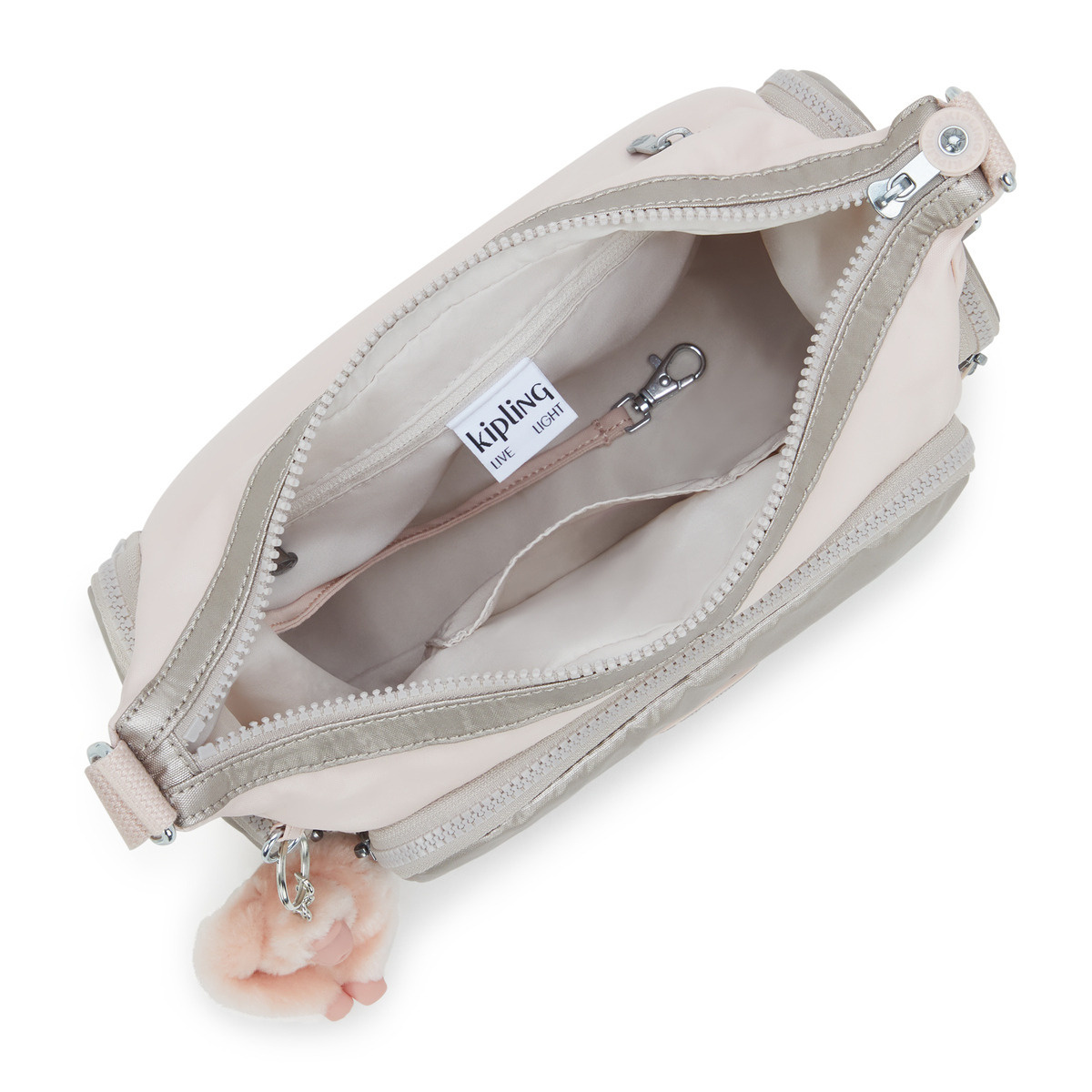 Bolsa Crossbody Kipling Rosa Para Mujer image number null