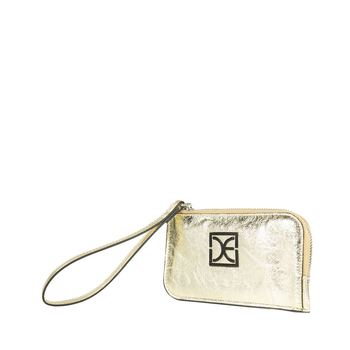 Billetera Porta Documentos Cloe Oro para Mujer image number null