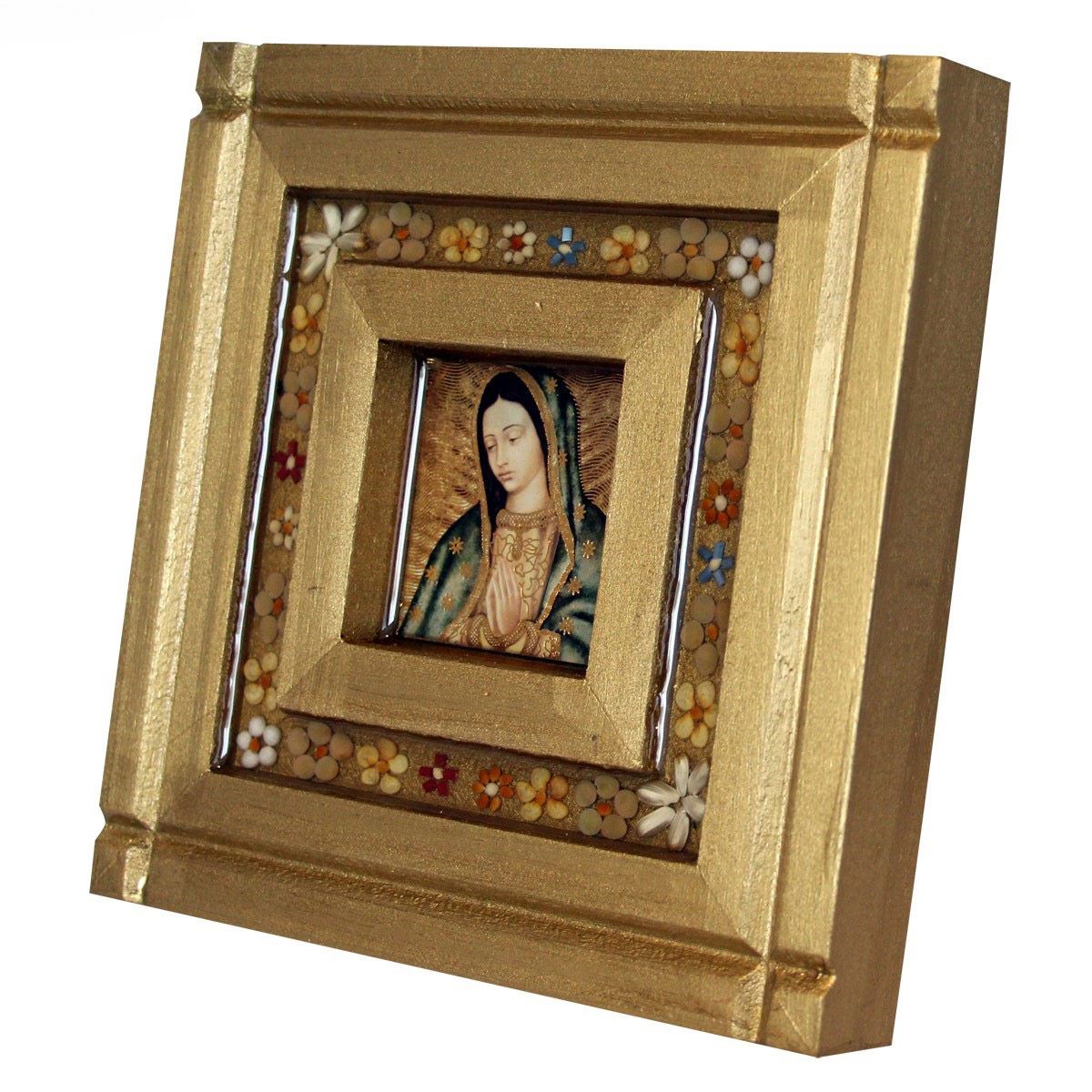 Retablo madera fina Virgen de Guadalupe image number null