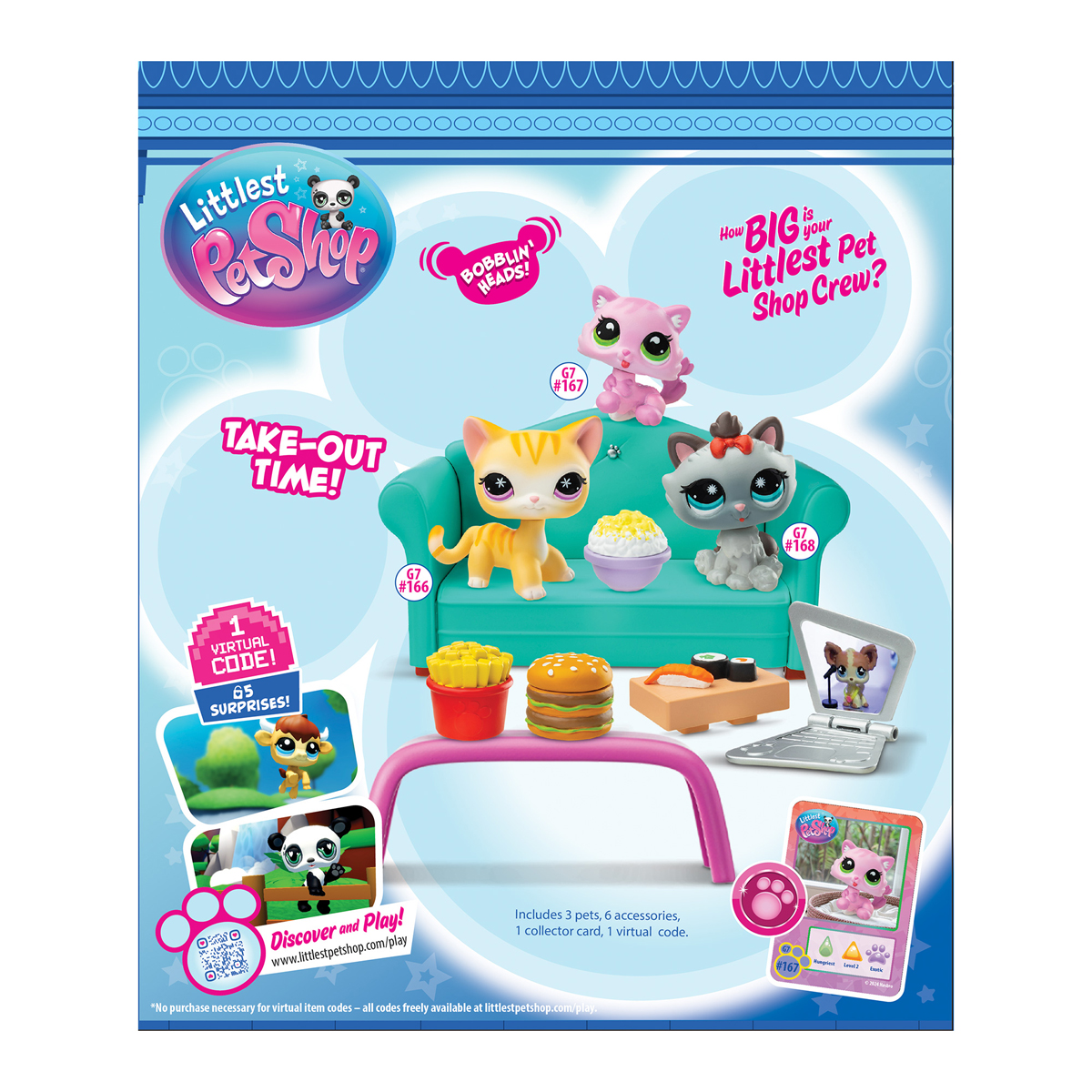 Set de Figuras Littlest Pet Shop Pijamada image number null