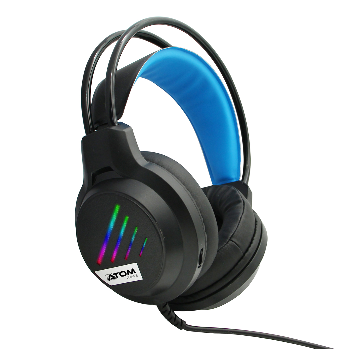 Aud&iacute;fonos Gamer RGB ATOM GAMES para PlayStation Al&aacute;mbrico con Micr&oacute;fono Ajustable image number null