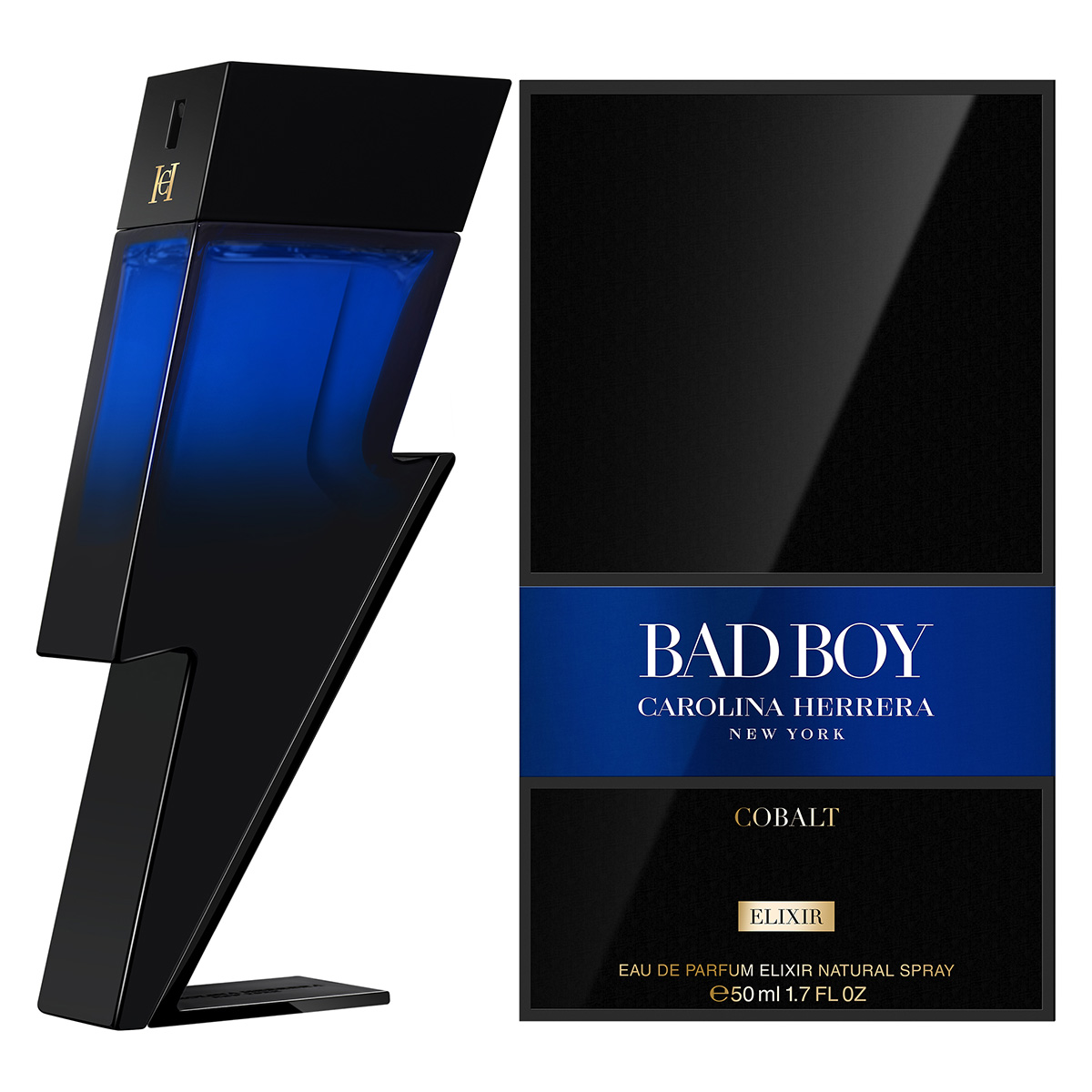 Fragancia para Hombre Carolina Herrera Bad Boy Cobalt Elixir Eau de Parfum Elixir 50ml image number null