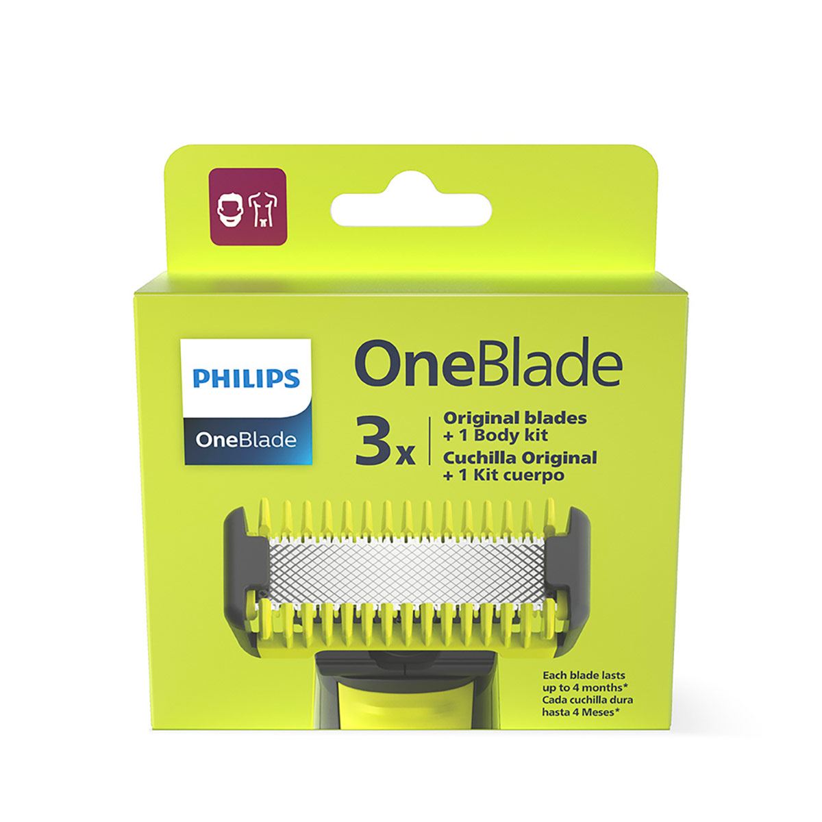 Repuesto One Blade 3 cuchillas Philips QP630/51 image number null