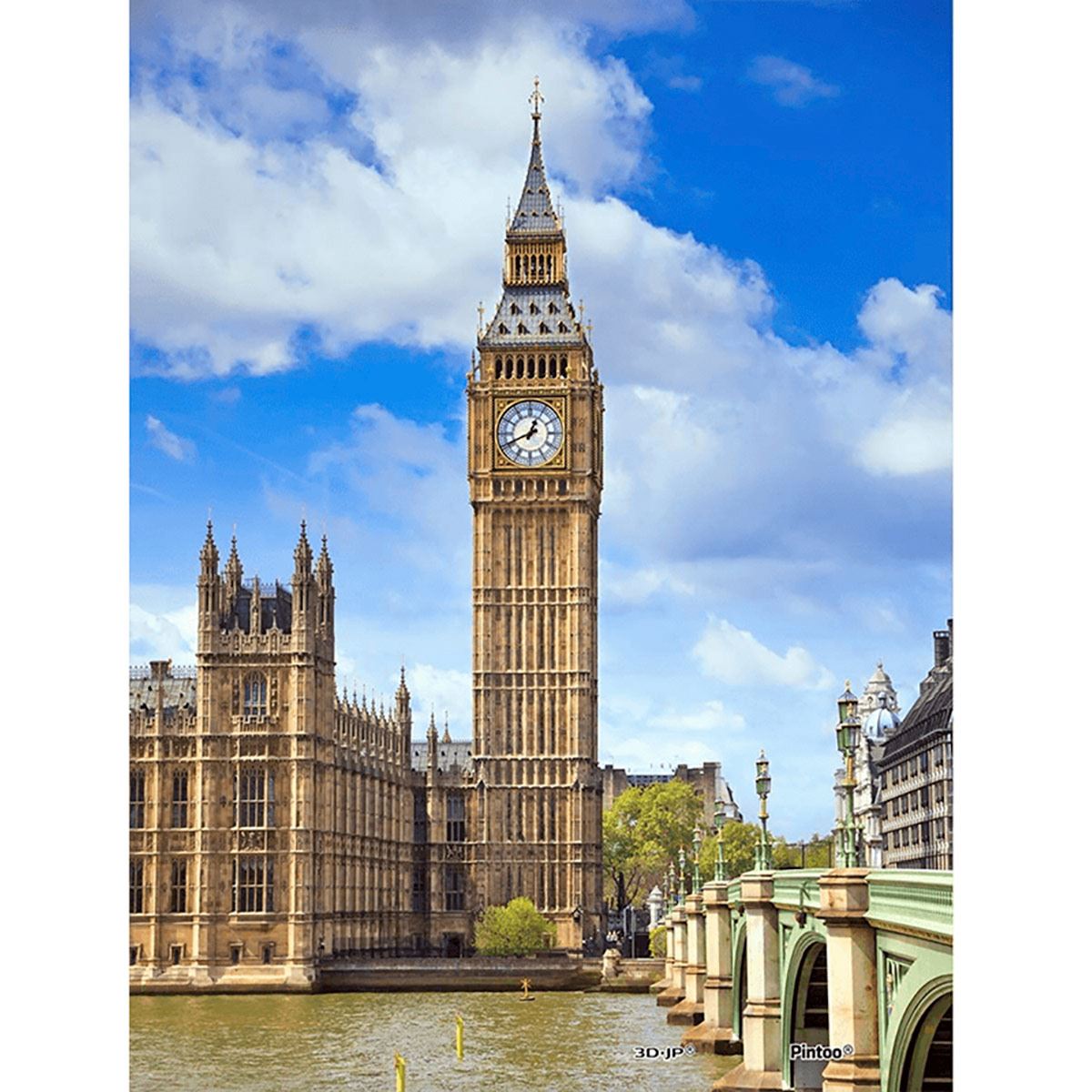 Rompecabezas Big Ben con Marco y Caballete 150 Piezas image number null