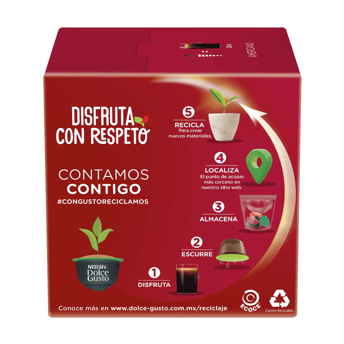 C&aacute;psulas de Nescaf&eacute; Americano image number null