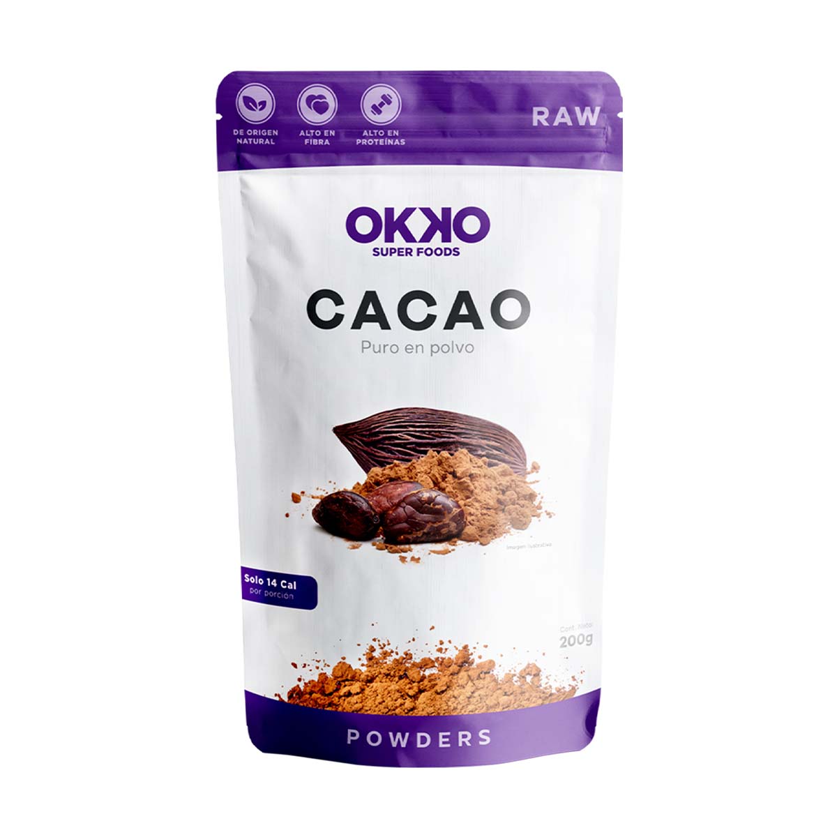 Cacao En Polvo Okko 200 g image number null
