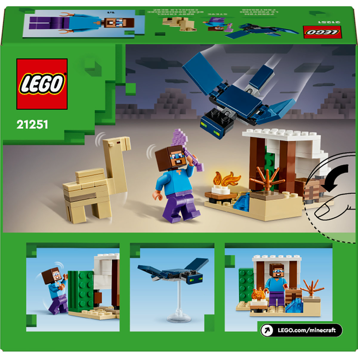 LEGO® La Expedición de Steve al Desierto image number null