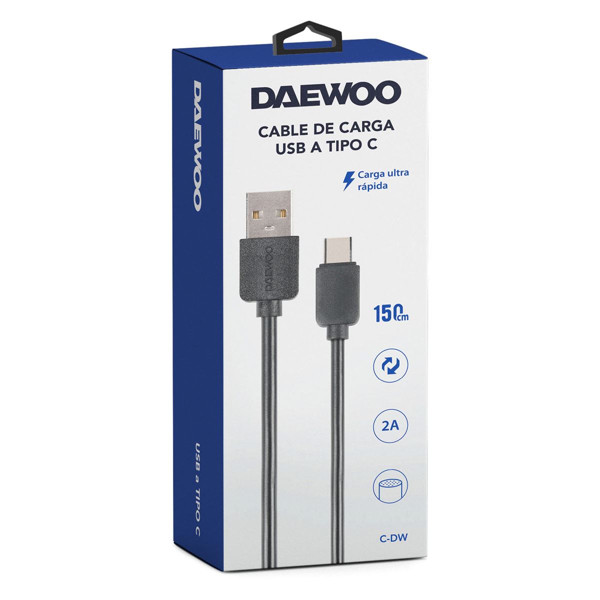 Cable de Carga Daewoo Tipo C a Usb image number null