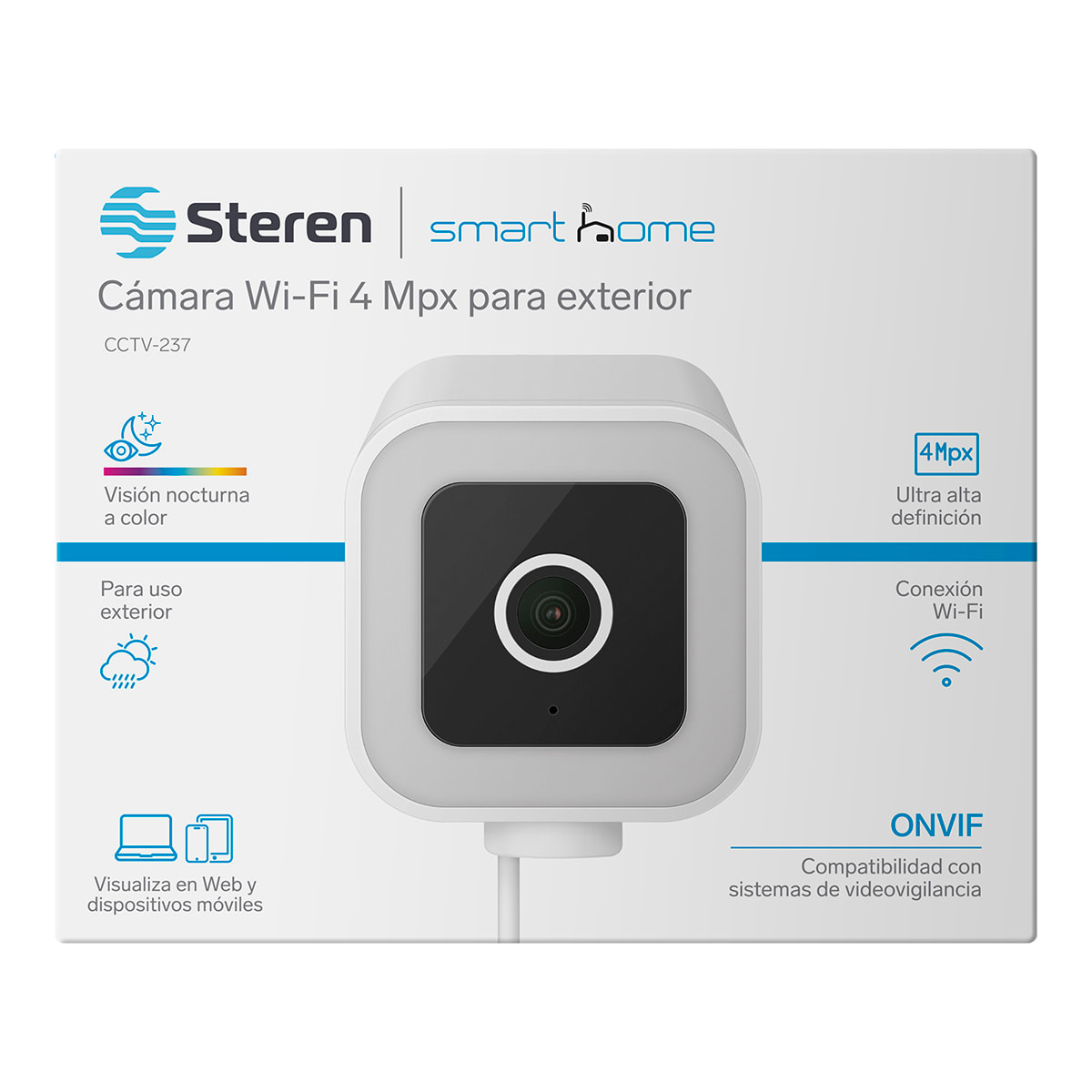 Cámara de Seguridad Steren Wi-Fi Exterior CCTV-237 image number null