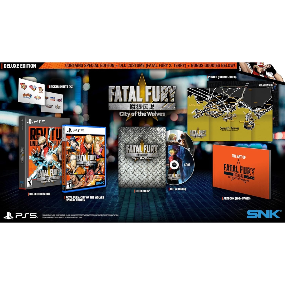 Videojuego para PS5 Fatal Fury City Of The Wolves Deluxe Edition image number null