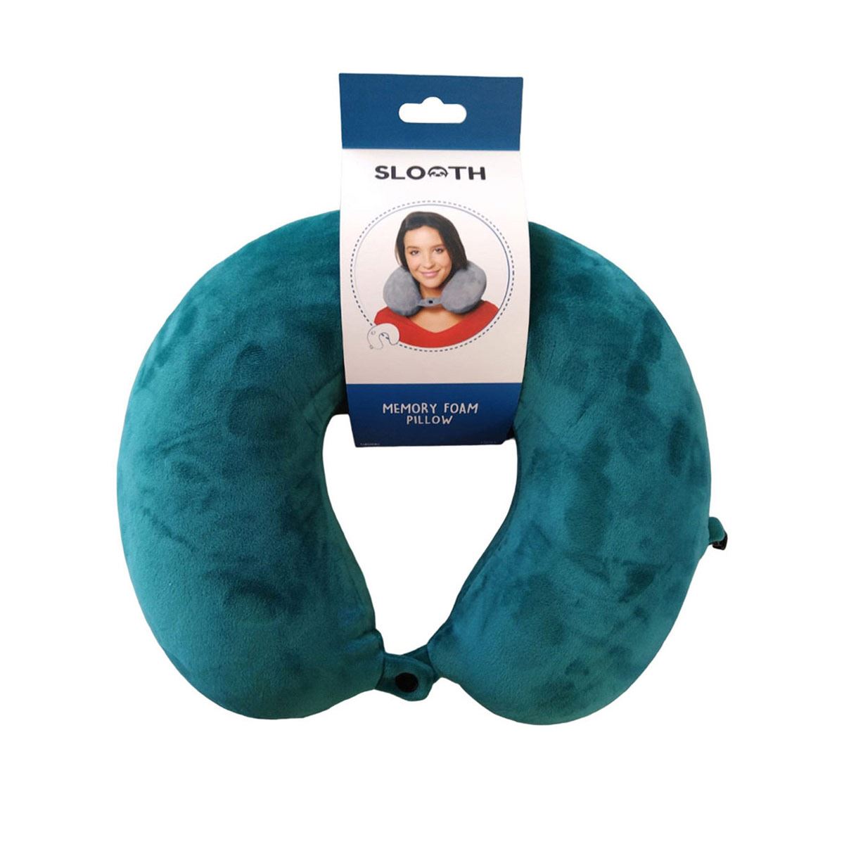 Almohada Anat&oacute;mica con Memoria Turquesa Slooth image number null