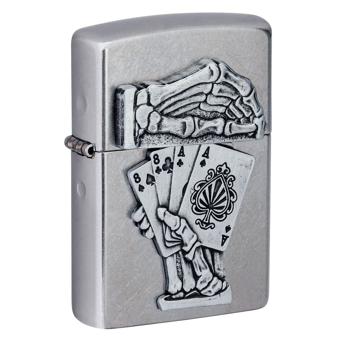 ENCENDEDOR ZIPPO CROMADO EMBLEMA CA image number null