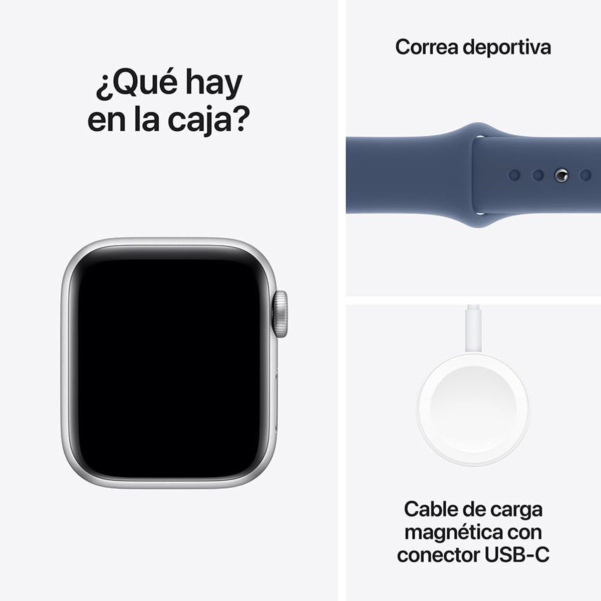 Apple Watch SE 44mm GPS Plata/Azul image number null