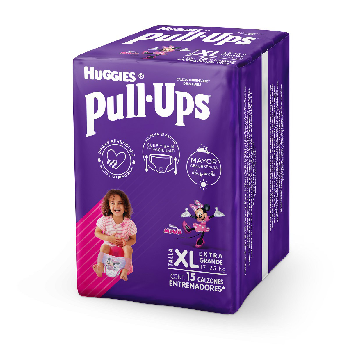 Calzón Pull Ups Extra Grande para Niña image number null