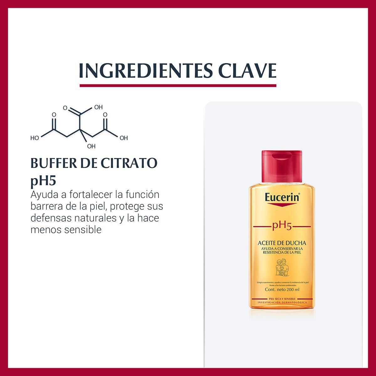 Aceite de Ducha pH5 Eucerin 200ml image number null