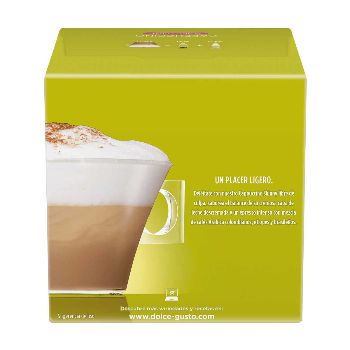 C&aacute;psulas Cappuccino Skinny Nescaf&eacute; Dolce Gusto image number null