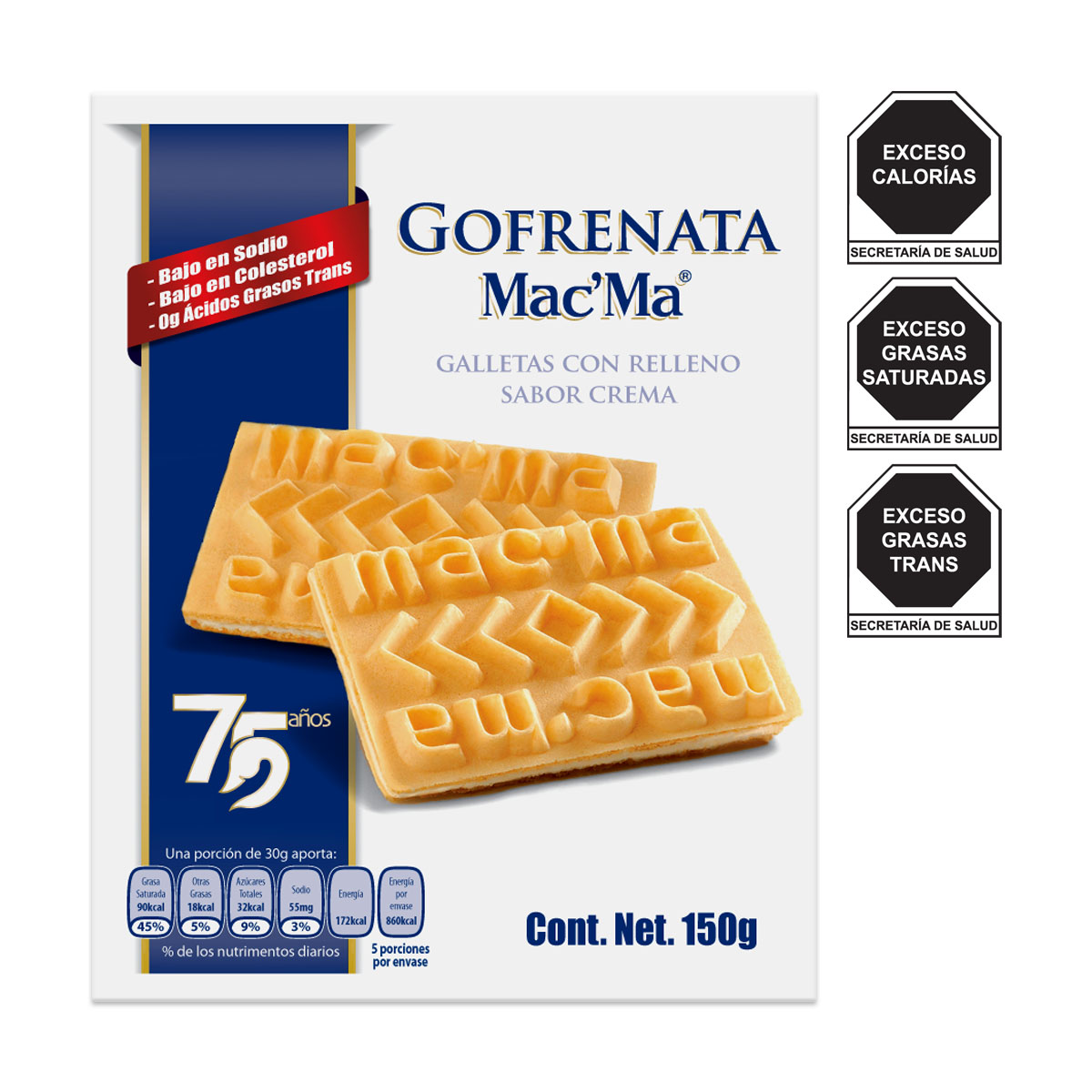 Galletas Gofrenata Mac' Ma 150g image number null