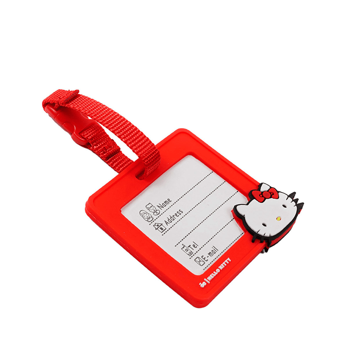 Identificador de Maleta CLOE  Color Rojo de Hello Kitty image number null