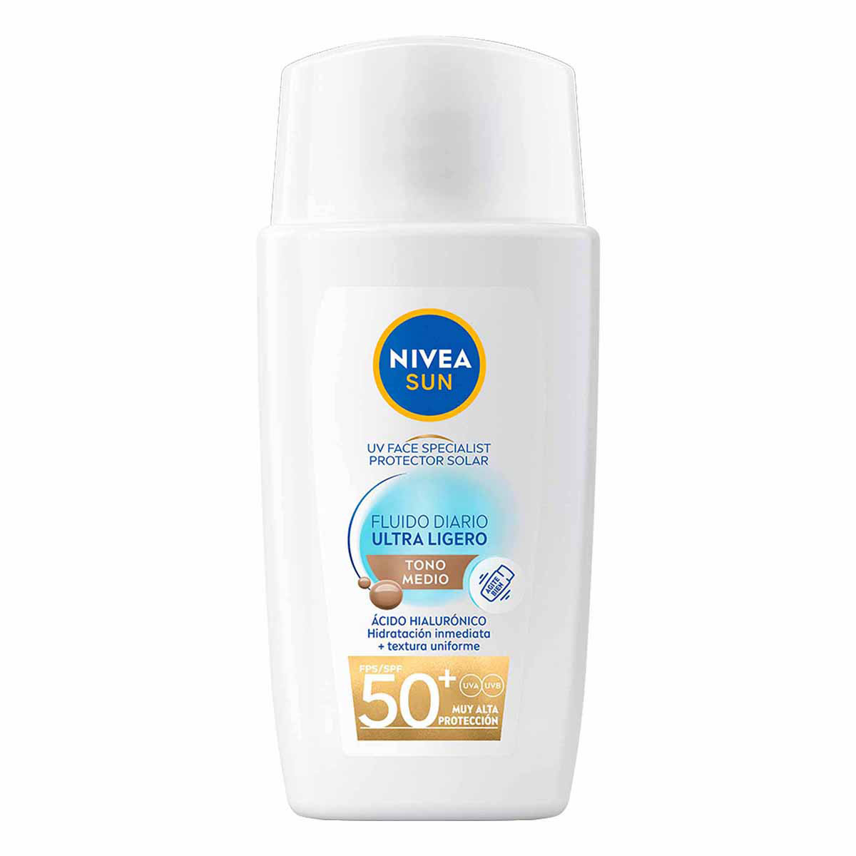 Protector Solar Fluido Tono Medio Nivea 40 ml Nivea image number null