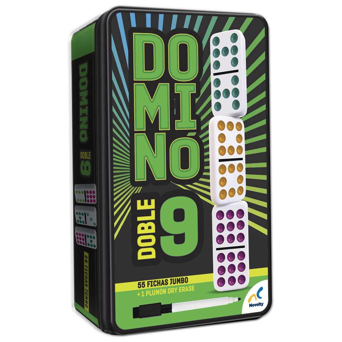 Dominó Novelty colores doble image number null