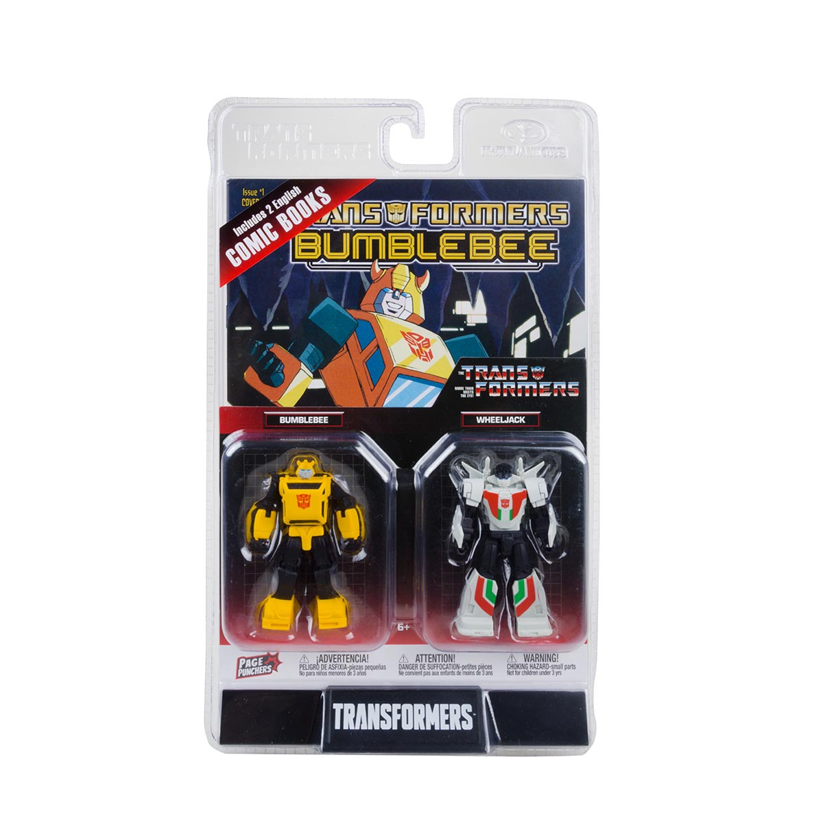 2 Pack Figuras 3 Bumble Bee & Wheeljack (con cómic)" image number null