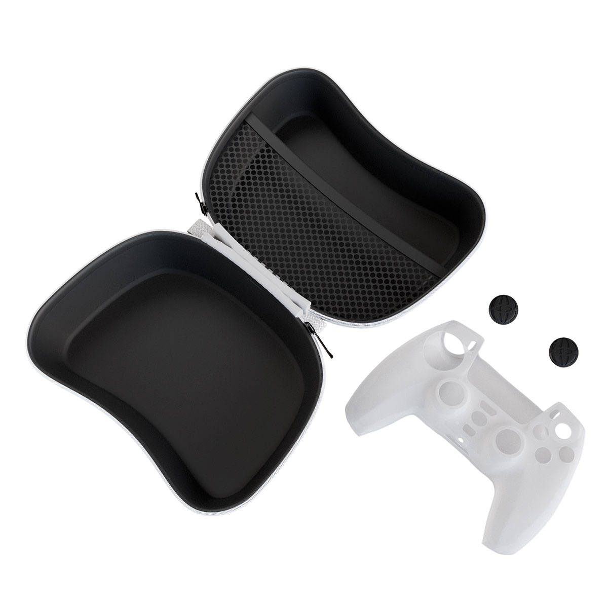 Estuche para Control ATOM GAMES para Play Station 5 con GRIPS para Botones y Funda para Control image number null