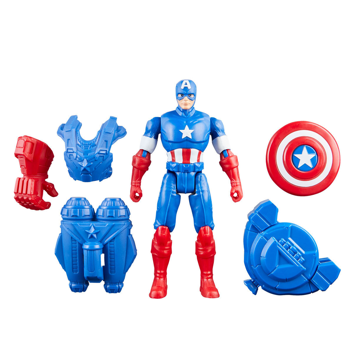 Figura de acción Marvel Epic Hero Capitán América con Equipo Batalla image number null