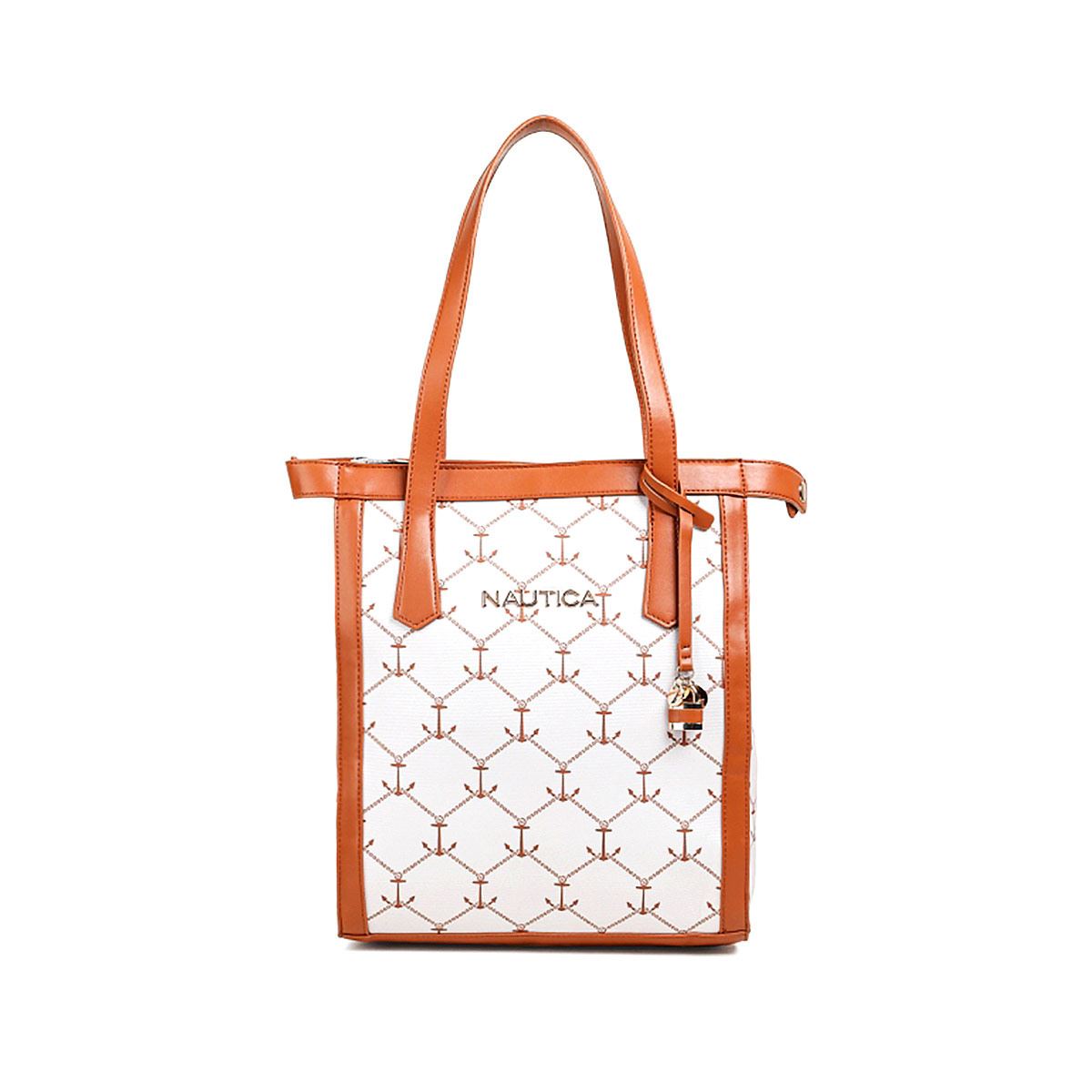 Bolso Tote Náutica Naranja para Mujer image number null