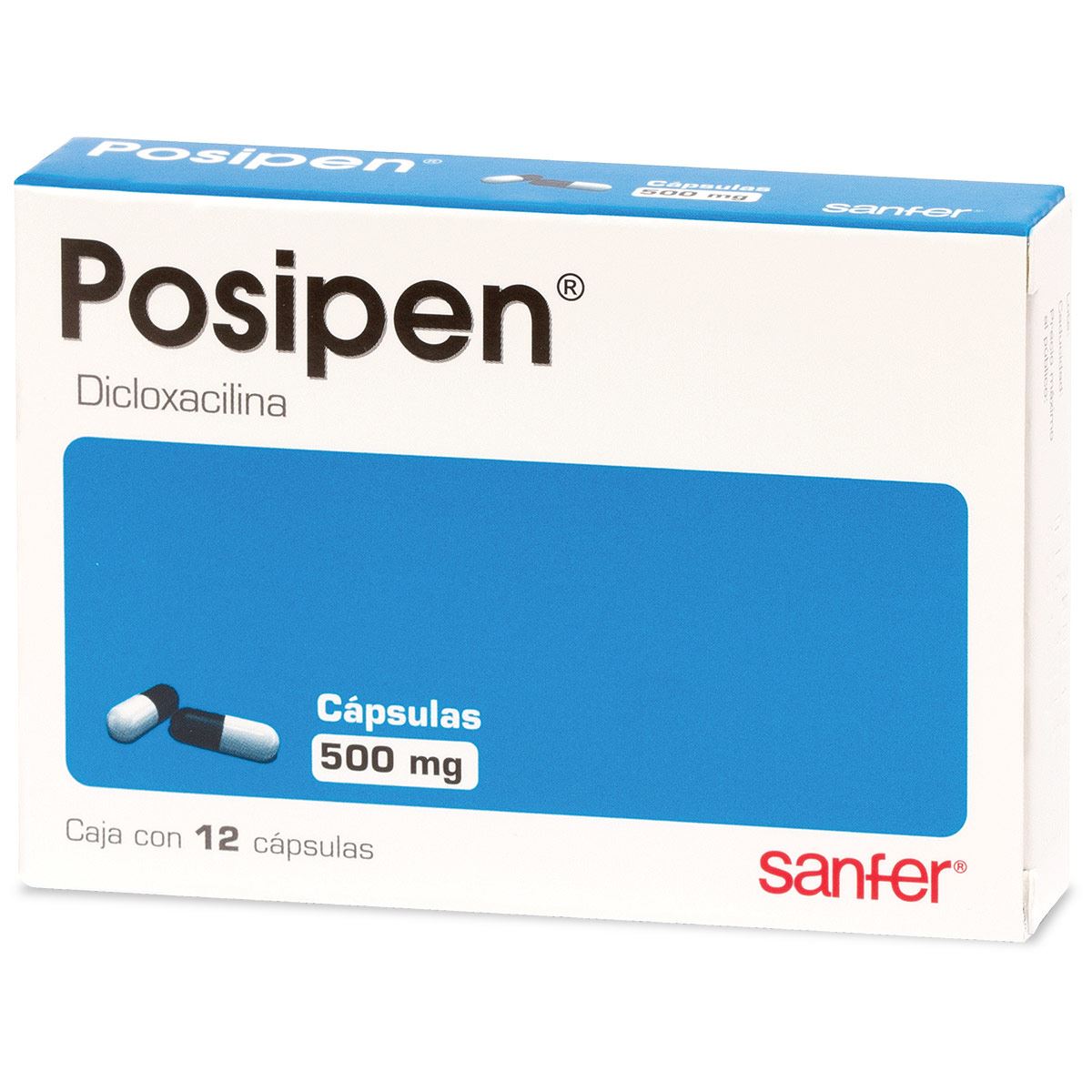 Posipen Caps.C/12 500mg. image number null