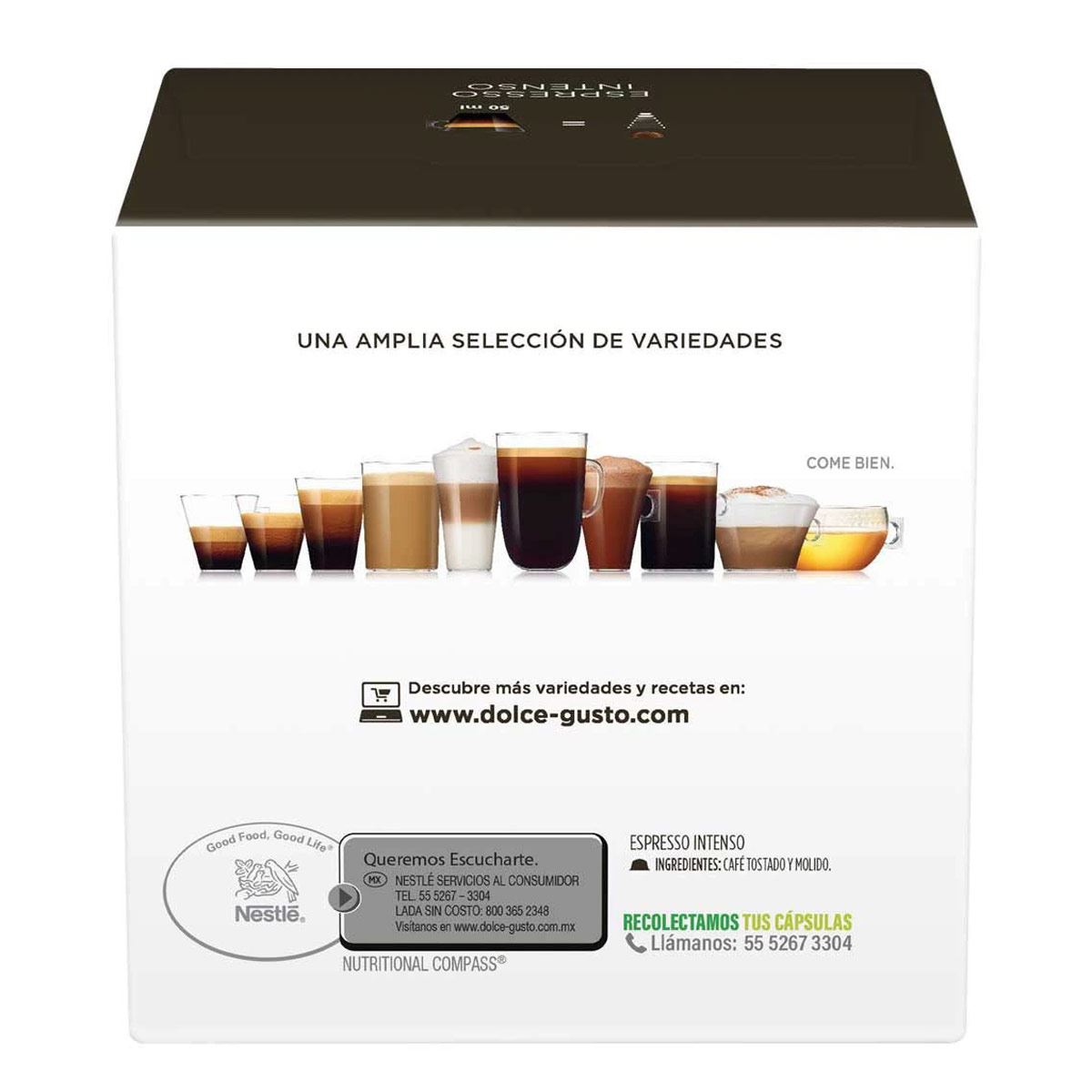 Cápsula espresso intenso 16 piezas image number null