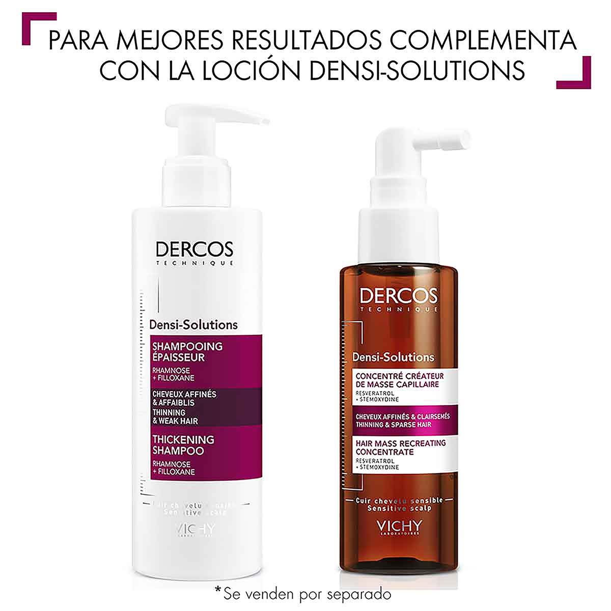Vichy Dercos Densi-Solutions Loci&oacute;n Tratamiento Capilar 100ml image number null